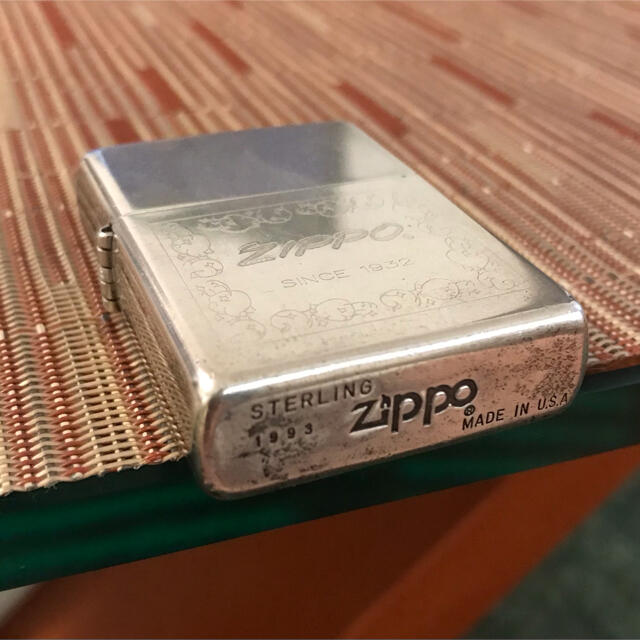 ZIPPO(ジッポー)のZippo  オイルライター　STARLING   SILVER  1993 メンズのファッション小物(タバコグッズ)の商品写真