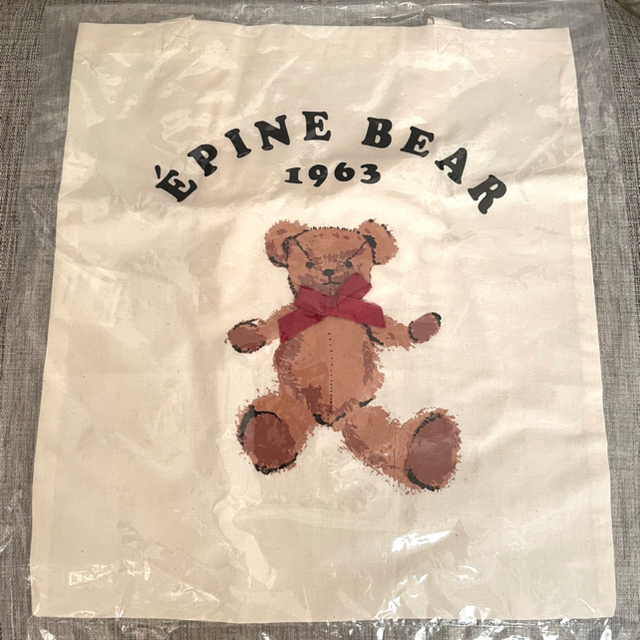 EPINE エピヌ　BEAR tote bag エコバッグ　トート　バッグ レディースのバッグ(トートバッグ)の商品写真