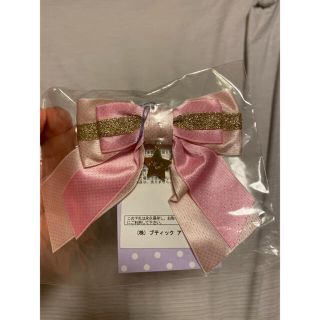 アンジェリックプリティー(Angelic Pretty)の紙タグ付きリボン　クリップ　ピンク(バレッタ/ヘアクリップ)