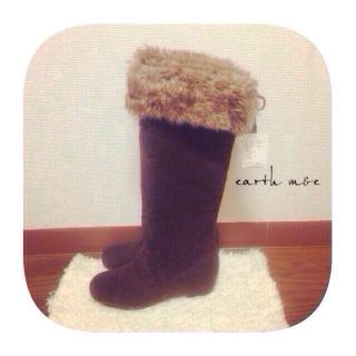 アースミュージックアンドエコロジー(earth music & ecology)のearth m&e❤︎ファーブーツ(ブーツ)