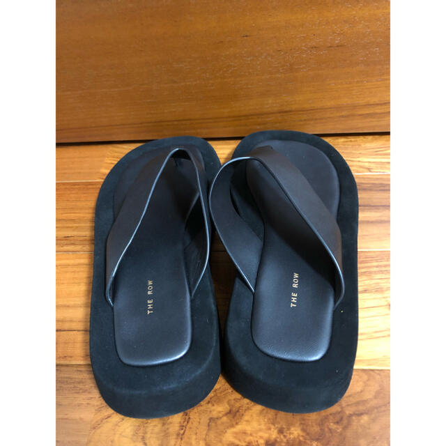 春夏新作 Drawer - 新品 the row ginza ブラック 37 ザ ロウ 厚底