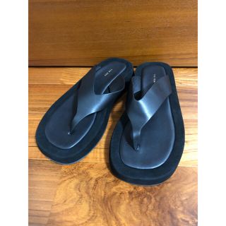 Drawer - 新品 the row ginza ブラック 37 ザ ロウ 厚底 サンダルの