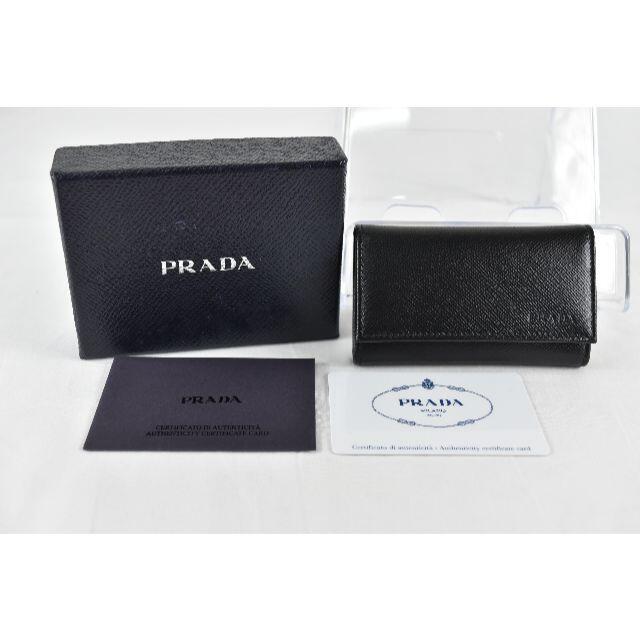 PRADA - 展示未使用品 プラダ サフィアーノ 6連フック キーケース  (U00945)