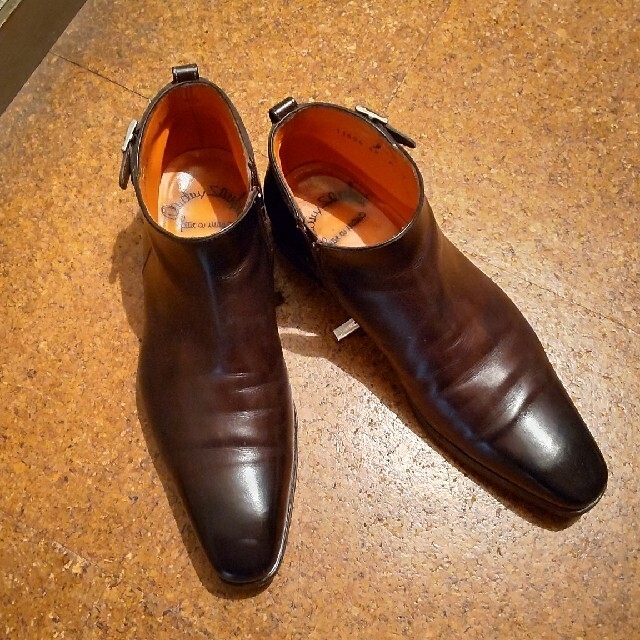 Santoni サイドジップ ショートブーツ 2足セット 【売れ筋】 www