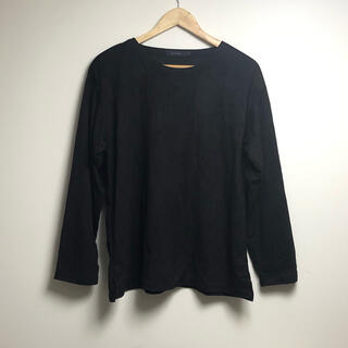レイジブルー(RAGEBLUE)の美品　レイジブルー　黒　ブラック　長袖　スウェード　古着(Tシャツ/カットソー(七分/長袖))