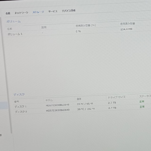 Synology HDD 3TBx2の通販 by ナイト's shop｜ラクマ DISKSTATION DS218j ＋ 超激得通販