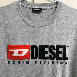 ディーゼル(DIESEL)のDIESEL グレーTシャツ(Tシャツ/カットソー(半袖/袖なし))