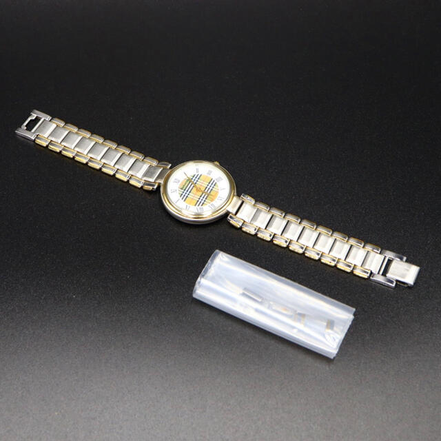 BURBERRY - 人気【電池新品】BURBERRY 11500G ノバチェック メンズ