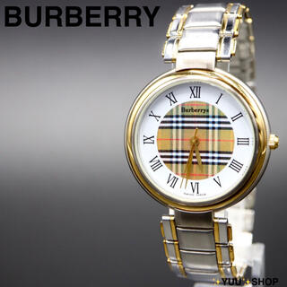 BURBERRY - 人気【電池新品】BURBERRY 11500G ノバチェック メンズ