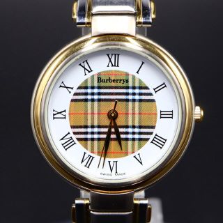 BURBERRY - 人気【電池新品】BURBERRY 11500G ノバチェック メンズ
