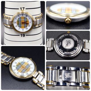 BURBERRY - 人気【電池新品】BURBERRY 11500G ノバチェック メンズ