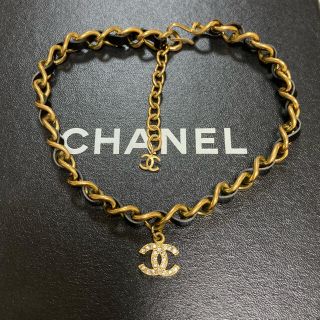 シャネル(CHANEL)のシャネル ヴィンテージ  ココマーク ネックレス チョーカー(ネックレス)