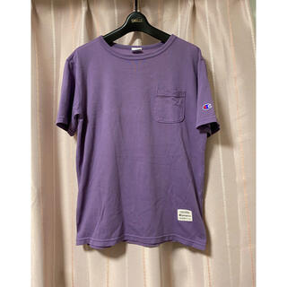 チャンピオン(Champion)のチャンピオンTシャツ　Champion 　メンズTシャツ レディース　紫Tシャツ(Tシャツ/カットソー(半袖/袖なし))