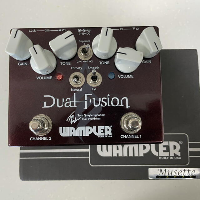 Wampler dual fusion tom quayle オーバードライブ