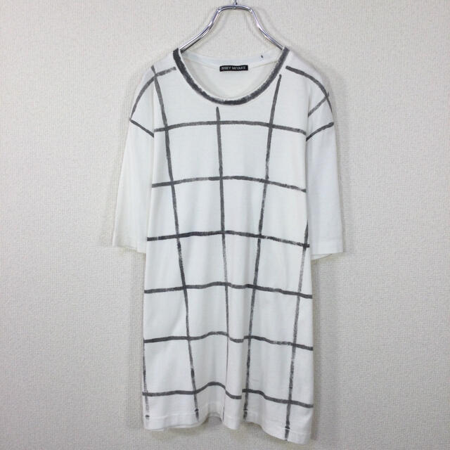 イッセイミヤケ/ISSEY MIYAKE Tシャツ　格子チェック柄　カットソー