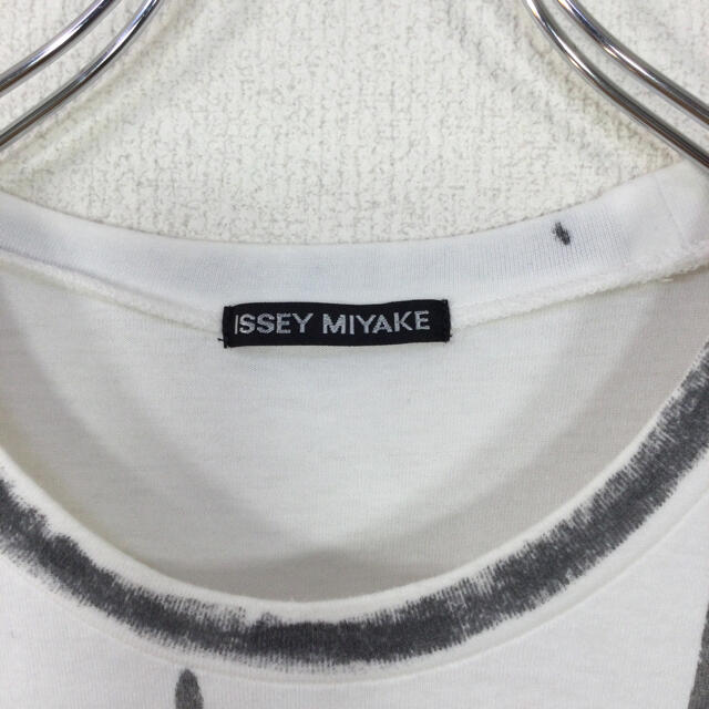 ISSEY MIYAKE(イッセイミヤケ)のイッセイミヤケ/ISSEY MIYAKE Tシャツ　格子チェック柄　カットソー メンズのトップス(Tシャツ/カットソー(半袖/袖なし))の商品写真