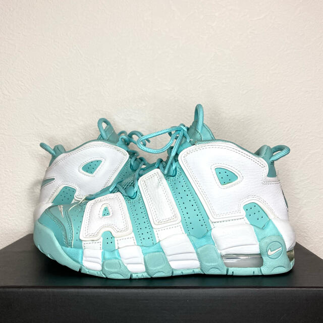 NIKE   希少 NIKE AIR MORE UPTEMPO アイランドグリーン cmの通販 by