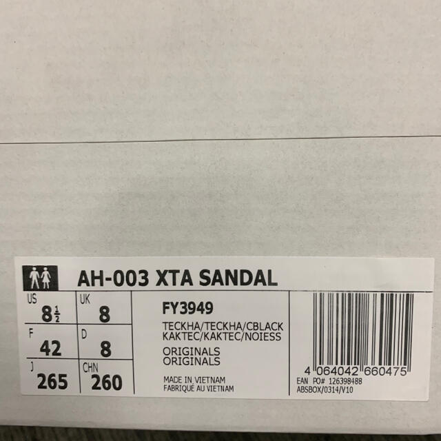 本日最終 HYKE AH-003 XTA SANDAL 26.5cm