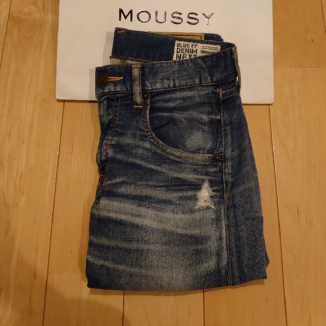 moussy(マウジー)のMOUSSYマウジーヴィンテージソフトデニム24Ｍ日本製 レディースのパンツ(デニム/ジーンズ)の商品写真