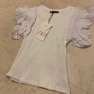 ザラ(ZARA)の新品ZARATシャツ(Tシャツ(半袖/袖なし))