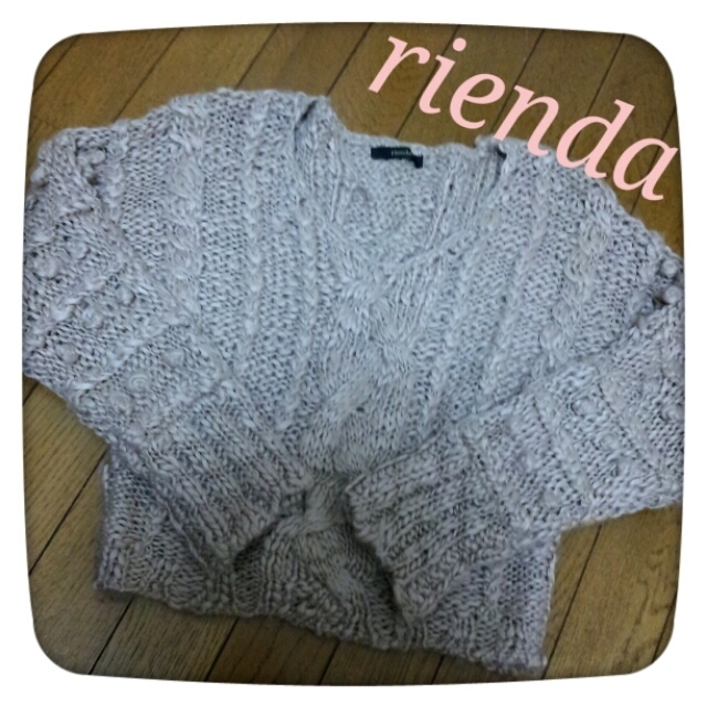 rienda(リエンダ)のあっすん様♡rienda❁ケーブルニット レディースのトップス(ニット/セーター)の商品写真