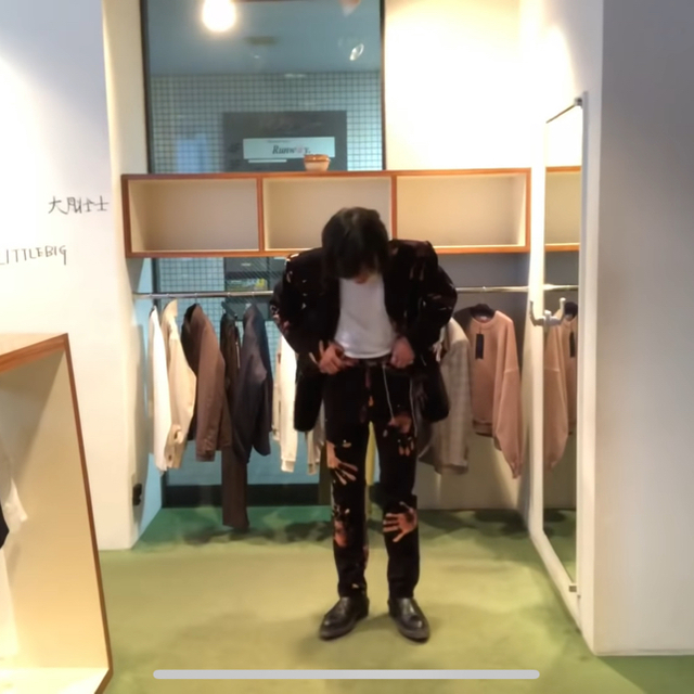 JOHN LAWRENCE SULLIVAN - magliano マリアーノ パンツ 手形 の JOHN LAWRENCE SULLIVAN - magliano マリアーノ パンツ 手形 の