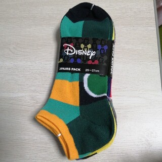 ディズニー(Disney)のメンズ ディズニー 靴下 ３足セット 25-27cm(ソックス)