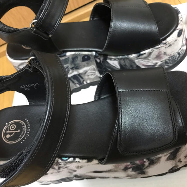 YOSUKE(ヨースケ)のYOSUKE厚底サンダル　Ｌサイズ レディースの靴/シューズ(サンダル)の商品写真