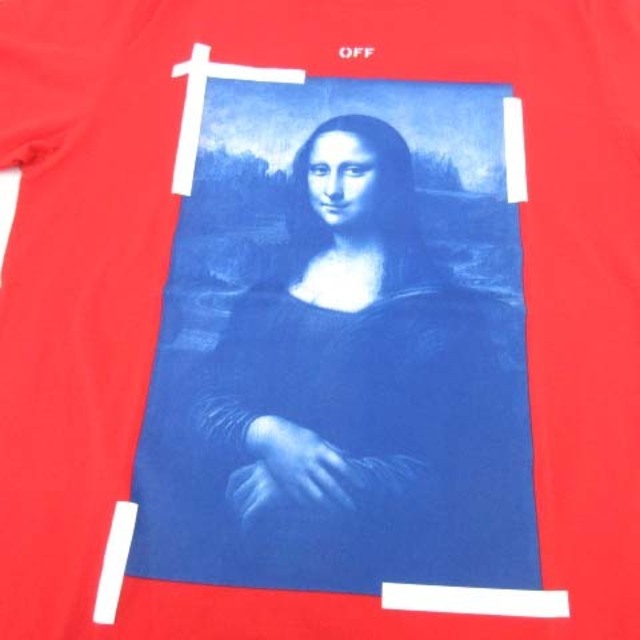 未使用品 Tシャツ M 赤の通販 by ベクトル ラクマ店｜ラクマ オフホワイト OFF WHITE 21SS モナリザ 国産格安