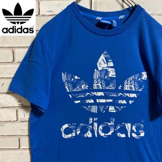 アディダス(adidas)の90s 古着 アディダス トレフォイルロゴ  プリントロゴ 常田大希 ゆるだぼ(Tシャツ/カットソー(半袖/袖なし))