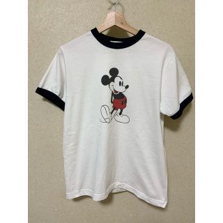 ドットアンドストライプスチャイルドウーマン(Dot&Stripes CHILDWOMAN)のミッキーリンガーTシャツ(Tシャツ(半袖/袖なし))