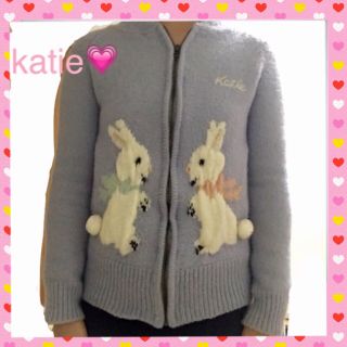 ケイティー(Katie)の【最終価格】katie♡カウチン ラビット うさぎ (カーディガン)