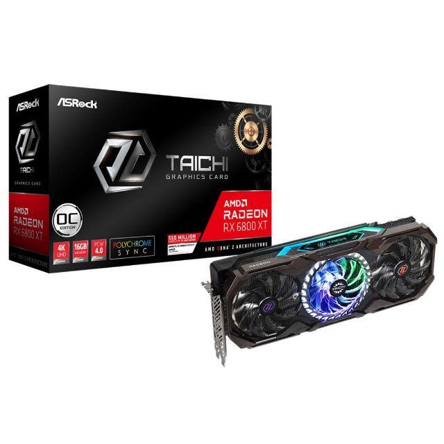 PC/タブレットASRock Radeon RX 6800 XT Taichi X 16G OC