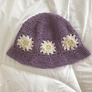 ロキエ(Lochie)の💜handmade daisy hat💜(ハット)