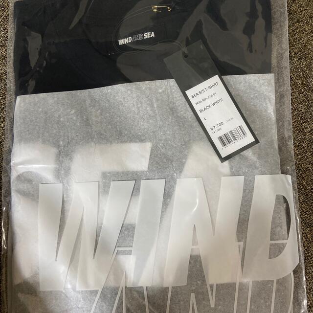 SEA - WIND AND SEA ロゴTシャツ BLACK Lサイズの通販 by まほーん's ...