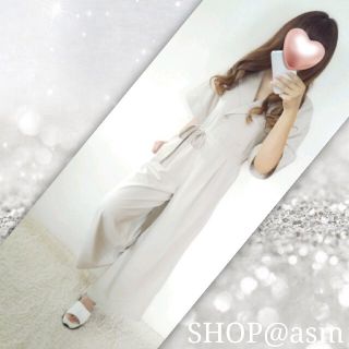 ダブルクローゼット(w closet)の【美品】1枚でコーデが完成✨ゆったりオールインワン♪ローリーズファーム系(オールインワン)