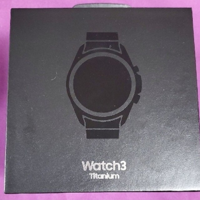新品未開封　galaxy watch 3 titanium