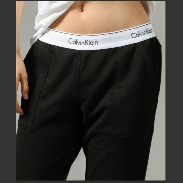 Calvin Klein(カルバンクライン)のMODERN COTTON ロゴウエストジョガーパンツ レディースのルームウェア/パジャマ(ルームウェア)の商品写真