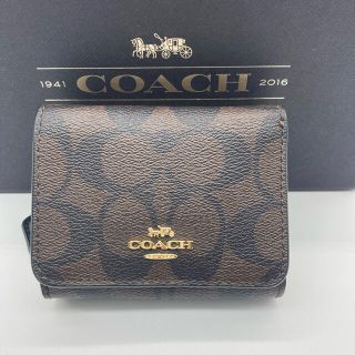 コーチ(COACH)の専用【本物】コーチ　スモールウォレット　ブラウン　シグネチャー(財布)