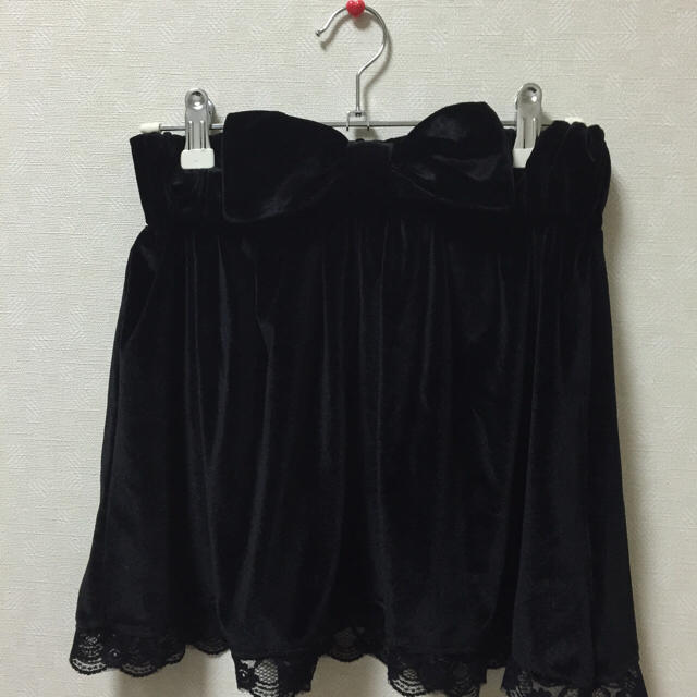 dazzlin(ダズリン)のベロアスカート レディースのスカート(ミニスカート)の商品写真
