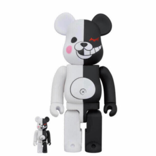 MEDICOM TOY(メディコムトイ)のBE@RBRICK モノクマ ラバーコート＆フロッキー 100% & 400% エンタメ/ホビーのフィギュア(その他)の商品写真