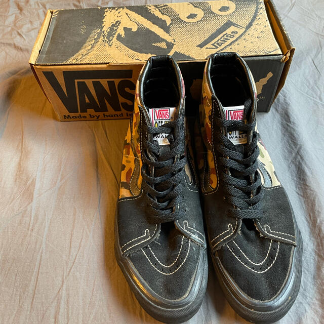 10 VANS 90s Made in USA sk8 hi top カモフラ