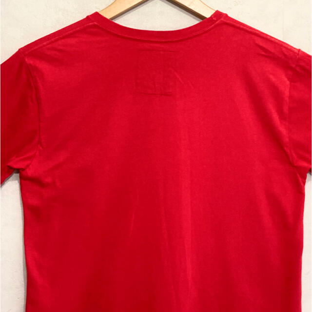 YAECA(ヤエカ)のISLAND KNIT WORKS 半袖 カットソー Tシャツ 切替 red レディースのトップス(Tシャツ(半袖/袖なし))の商品写真