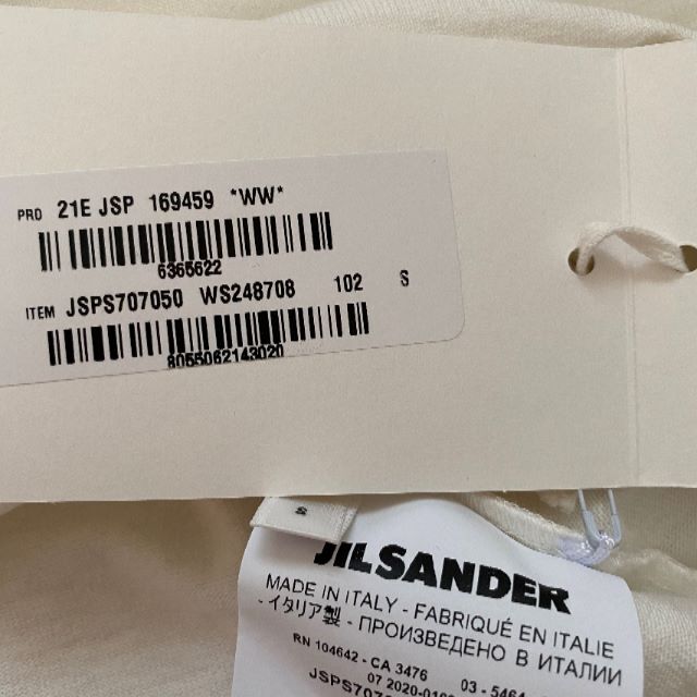 未使用新品2021SS★Jil Sander ジルサンダーLogo Tシャツ 1