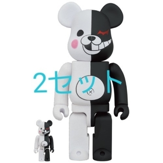 BE@RBRICK モノクマ ラバーコート＆フロッキー 100% & 400%