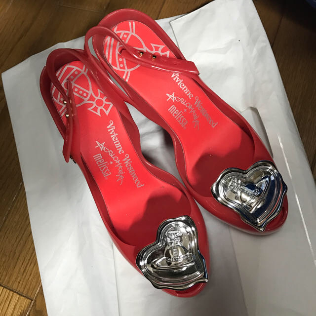 Vivienne Westwood(ヴィヴィアンウエストウッド)のvivienne westwood ＋ melissa パンプス 美品 レディースの靴/シューズ(ハイヒール/パンプス)の商品写真