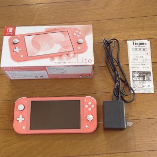 Nintendo Switch - 【美品】NintendoSwitchLightコーラルピンクの通販