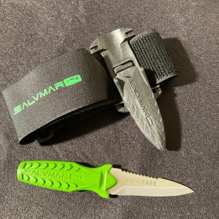 新品★salvimar coltello ナイフ アームストラップセット魚突き (その他)