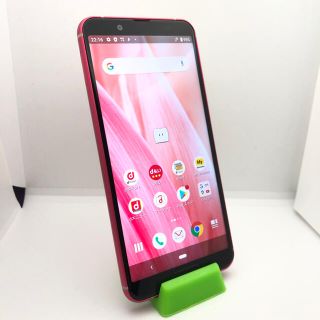 ジャンク SIMフリー AQUOS sense3 SH-02M ピンク 本体のみ(スマートフォン本体)