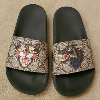 グッチ(Gucci)の本物GUCCIグッチキッズサンダル美品(サンダル)